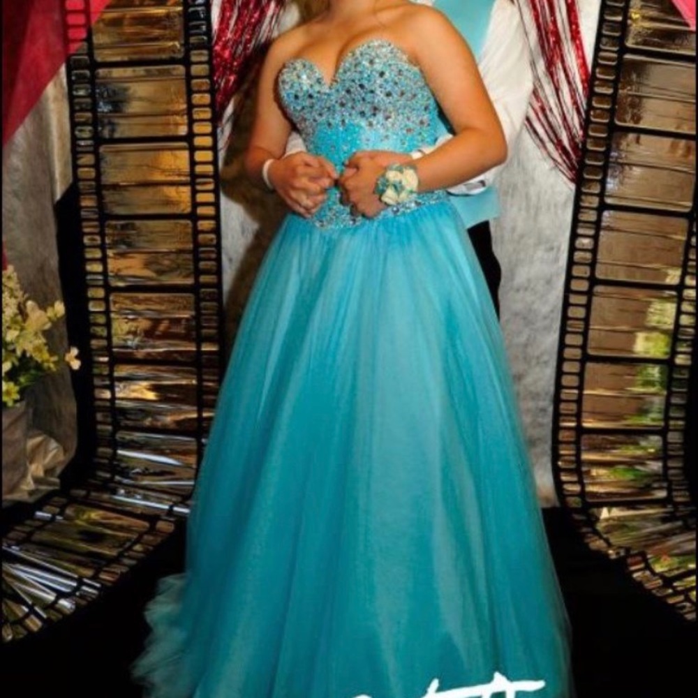 Blue Ballgown/Prom Dress